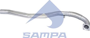 Sampa 060.411 - Гофрированная труба, выхлопная система avtokuzovplus.com.ua