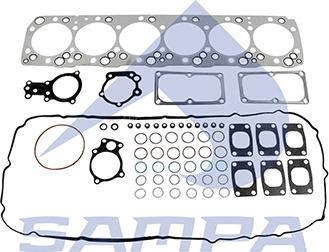 Sampa 060.722 - Комплект прокладок, блок-картер двигуна autocars.com.ua