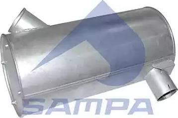 Sampa 061208 - Средний / конечный глушитель ОГ avtokuzovplus.com.ua