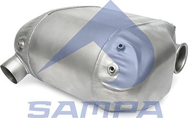 Sampa 061.416 - Глушитель выхлопных газов, конечный avtokuzovplus.com.ua