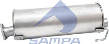 Sampa 063.390 - Средний глушитель выхлопных газов avtokuzovplus.com.ua