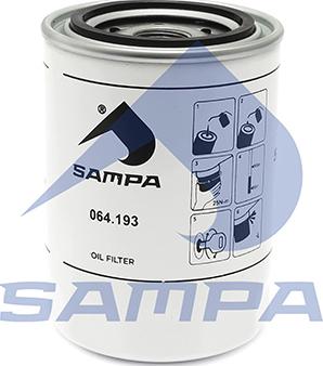 Sampa 064.193 - Масляний фільтр autocars.com.ua