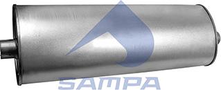 Sampa 064.345 - Середній / кінцевий глушник ОГ autocars.com.ua