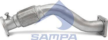 Sampa 064.347 - Труба вихлопного газу autocars.com.ua