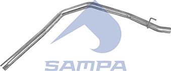 Sampa 064.358 - Труба вихлопного газу autocars.com.ua