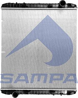 Sampa 065.077 - Радіатор, охолодження двигуна autocars.com.ua