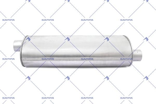 Sampa 066.355 - Середній / кінцевий глушник ОГ autocars.com.ua