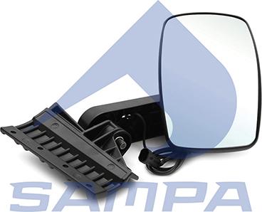 Sampa 068.287 - Зовнішнє дзеркало autocars.com.ua