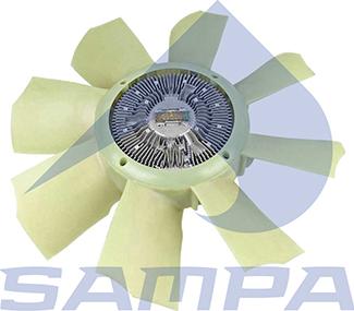 Sampa 076.372 - Сцепление, вентилятор радиатора autodnr.net