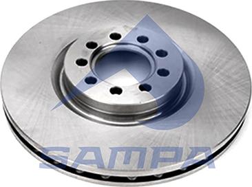 Sampa 077.230 - Гальмівний диск autocars.com.ua