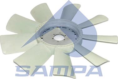 Sampa 079.285 - Вентилятор, охолодження двигуна autocars.com.ua