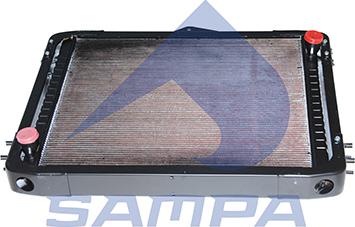 Sampa 079.371 - Радіатор, охолодження двигуна autocars.com.ua