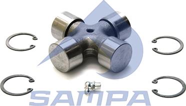 Sampa 079.387 - Шарнір, поздовжній вал autocars.com.ua