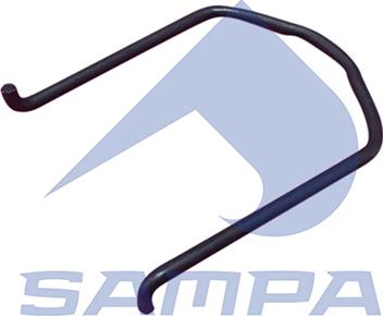 Sampa 080.1431 - Хомут, повітряний шланг компресора autocars.com.ua