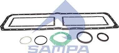 Sampa 080.696 - Комплект прокладок, блок-картер двигуна autocars.com.ua