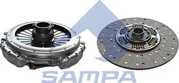 Sampa 080.791 - Комплект зчеплення autocars.com.ua