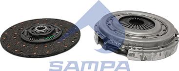 Sampa 080.800 - Комплект сцепления autodnr.net