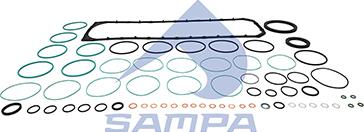 Sampa 080.805 - Комплект прокладок, блок-картер двигуна autocars.com.ua