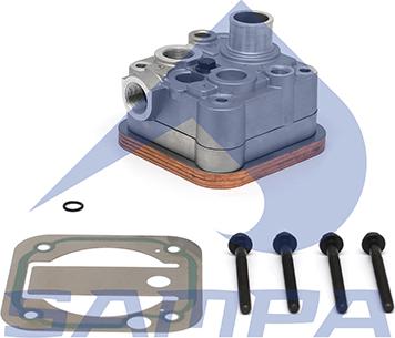 Sampa 092.204 - Головка циліндра, пневматичний компресор autocars.com.ua