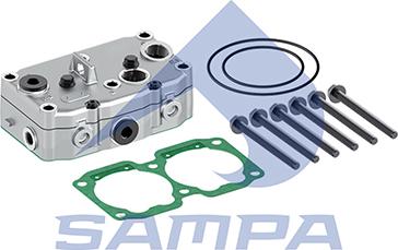 Sampa 094.276 - Головка цилиндра, пневматический компрессор avtokuzovplus.com.ua