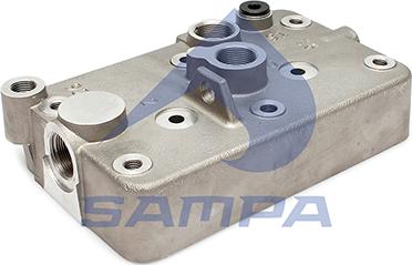 Sampa 094.335 - Головка цилиндра, пневматический компрессор avtokuzovplus.com.ua