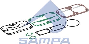 Sampa 096.873 - Комплект прокладок, вентиль ламелей autocars.com.ua