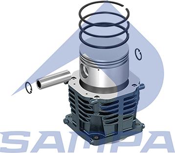 Sampa 096.920 - Гільза циліндра, пневматичний компресор autocars.com.ua