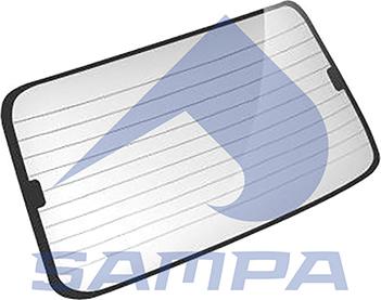 Sampa 1880 0330 - Заднє скло autocars.com.ua