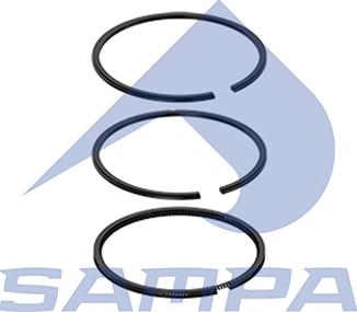 Sampa 202.422 - Комплект поршневих кілець, компресор autocars.com.ua