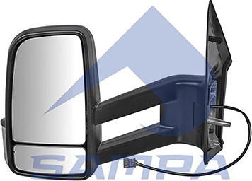 Sampa 205.067 - Зовнішнє дзеркало autocars.com.ua