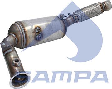 Sampa 206.275 - Середній / кінцевий глушник ОГ autocars.com.ua