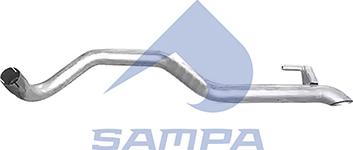 Sampa 207.107 - Труба вихлопного газу autocars.com.ua
