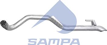 Sampa 207.107 - Труба выхлопного газа avtokuzovplus.com.ua