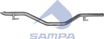 Sampa 207.129 - Труба вихлопного газу autocars.com.ua