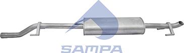 Sampa 207.179 - Средний / конечный глушитель ОГ autodnr.net
