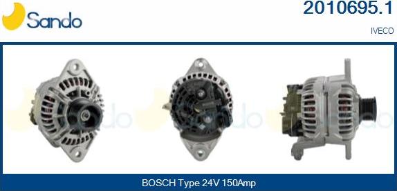 Sando 2010695.1 - Генератор autocars.com.ua