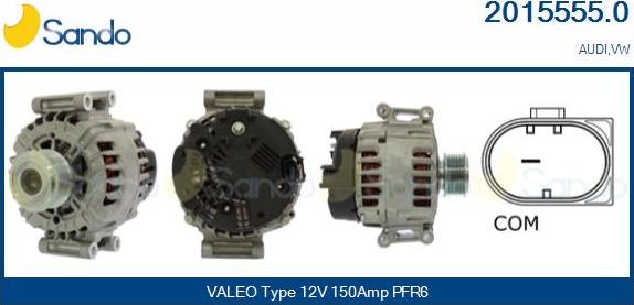 Sando 2015555.0 - Генератор autocars.com.ua