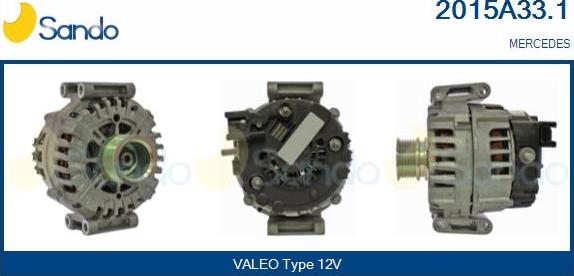 Sando 2015A33.1 - Генератор autocars.com.ua