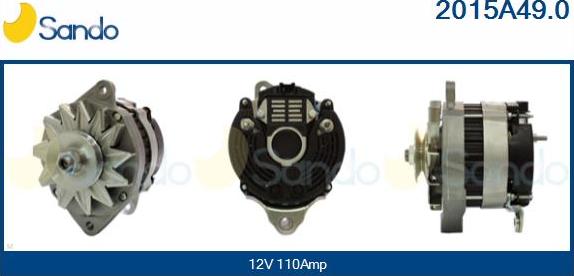 Sando 2015A49.0 - Генератор autocars.com.ua