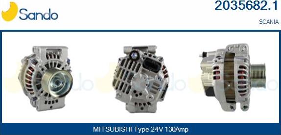 Sando 2035682.1 - Генератор autocars.com.ua