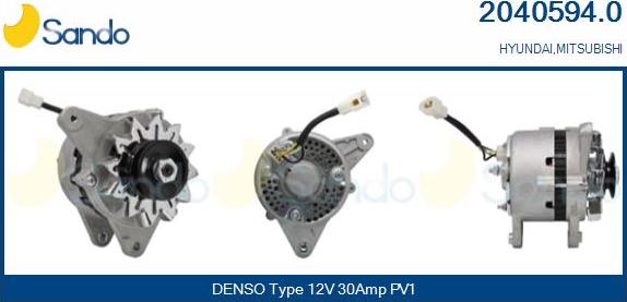 Sando 2040594.0 - Генератор autocars.com.ua