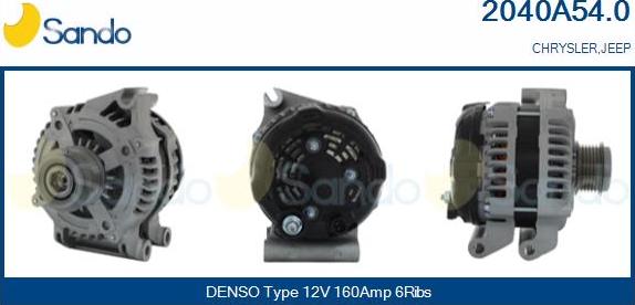 Sando 2040A54.0 - Генератор autocars.com.ua