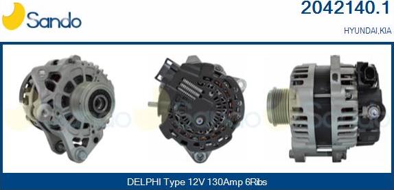 Sando 2042140.1 - Генератор autocars.com.ua