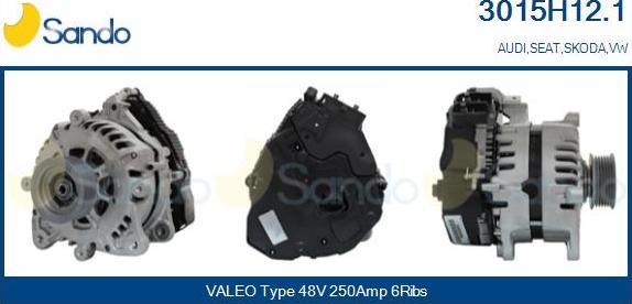Sando 3015H12.1 - Пусковий генератор autocars.com.ua