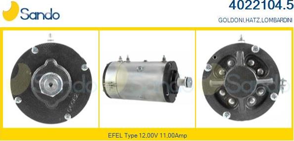Sando 4022104.5 - Пусковий генератор autocars.com.ua