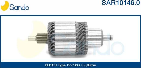 Sando SAR10146.0 - Якорь, стартер autodnr.net