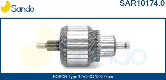 Sando SAR10174.0 - Якорь, стартер autodnr.net