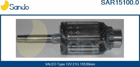 Sando SAR15100.0 - Якорь, стартер autodnr.net