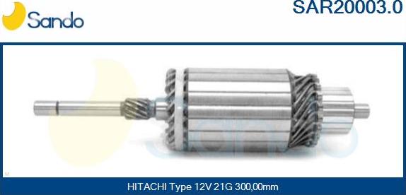 Sando SAR20003.0 - Якорь, стартер autodnr.net