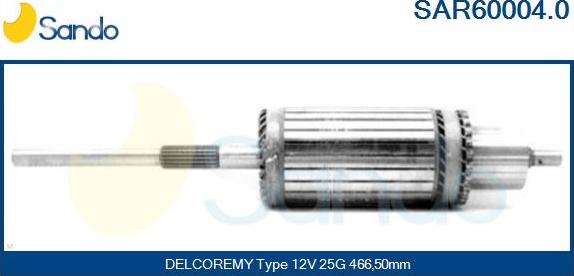 Sando SAR60004.0 - Якорь, стартер autodnr.net